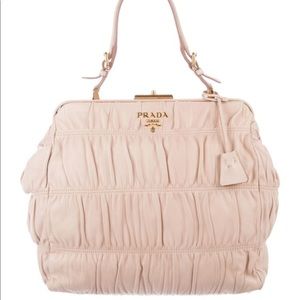 Authentic PRADA Dressy Gaufre Frame Bag